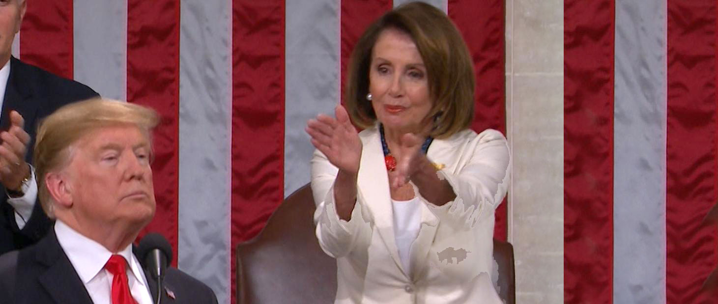 nancy-pelosi-claps-at-president